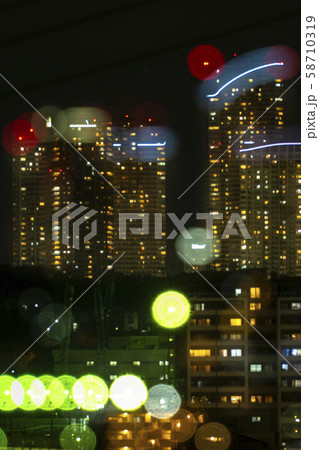 武蔵小杉タワマン夜景 58710319