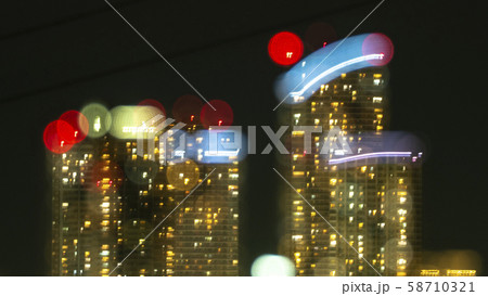 武蔵小杉タワマン夜景 58710321
