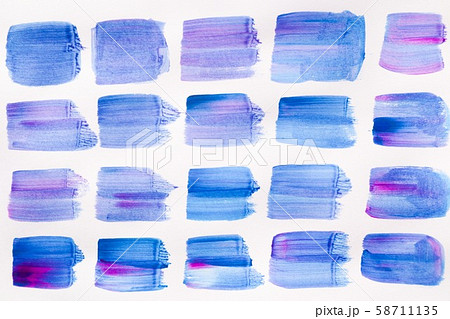 パープル水彩グラデーション 水彩絵具の写真素材