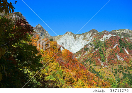雨飾山 紅葉 雨飾山 紅葉 58711276