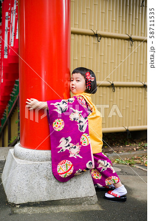 七五三 3歳 女の子 七五三 3歳 女の子 58711535