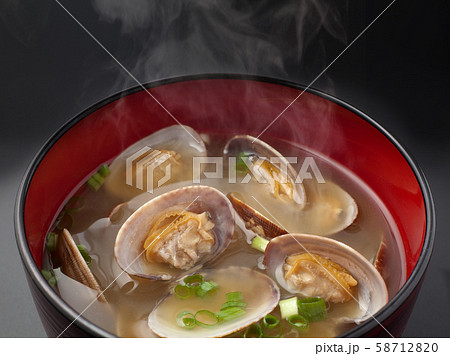 あさりの味噌汁 58712820