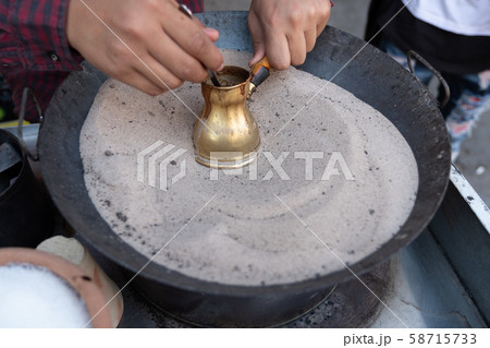traditional arabic black coffee... traditional arabic black coffee... 58715733