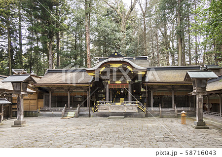 諏訪大社本宮拝殿 58716043