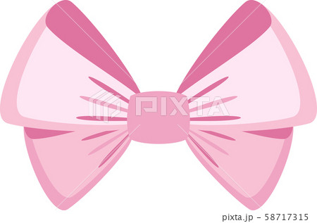 Elegant vector pink bows for greeting cards 58717315