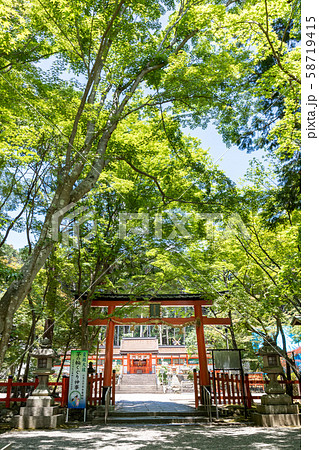 三の鳥居 大原野神社 参道 58719415