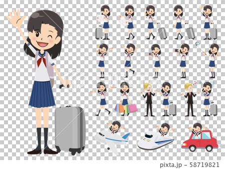 Travel schoolgirl set 58719821