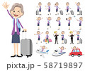 トラベル 会社員 女性 セット  58719897