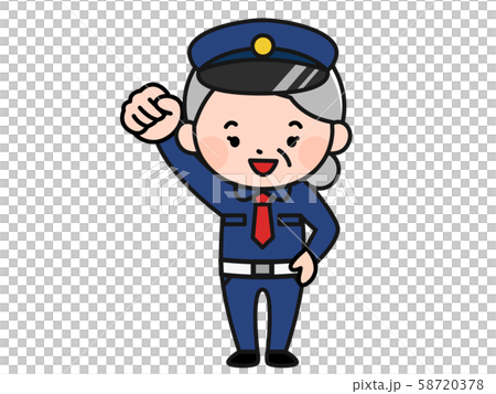 Security guard granny Security guard granny 58720378