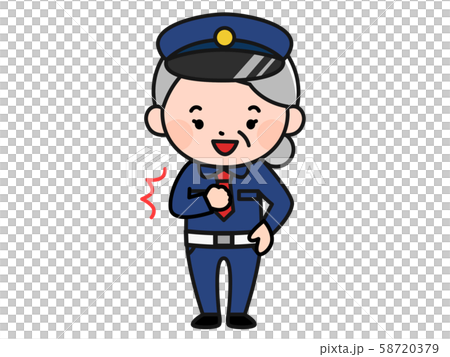 Security guard granny Security guard granny 58720379