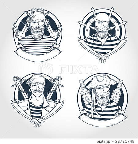 Set of pirate Set of pirate 58721749