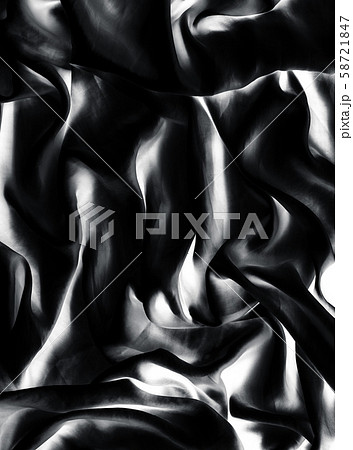 Luxury monochrome soft satin flatlay background Luxury monochrome soft satin flatlay background 58721847