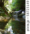 沢と滝 58723149