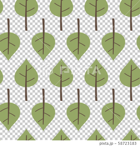 シンプルな木のパターン壁紙のイラスト素材