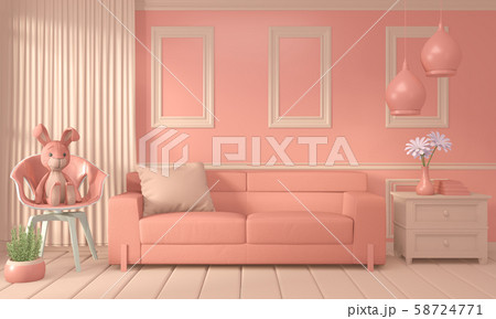 Mock up Armchair and decoration mock up room 58724771