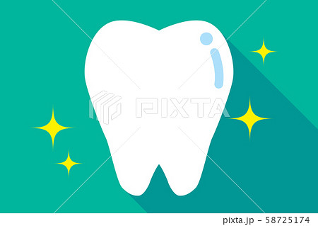歯のイラスト tooth illustration 58725174