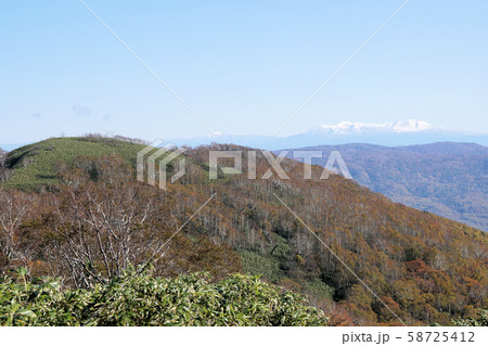 音江連山の沖里河山(無名山からの眺望 北海道深川市) 音江連山の沖里河山(無名山からの眺望 北海道深川市) 58725412