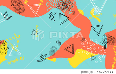 Color Coral Backdrop. Mustard Pop Elements. Baby  58725433