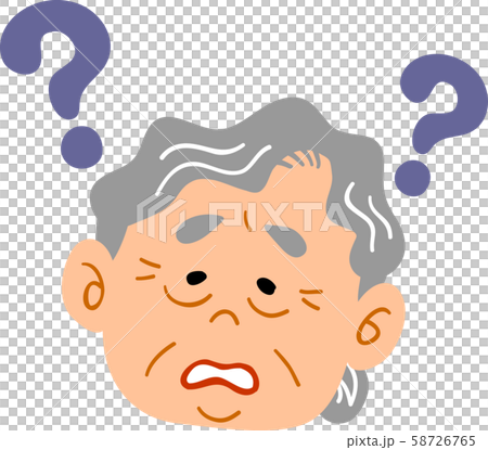 認知症の老人の顔 女性 認知症の老人の顔 女性 58726765