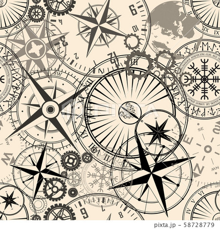 Seamless disegn elements background 58728779