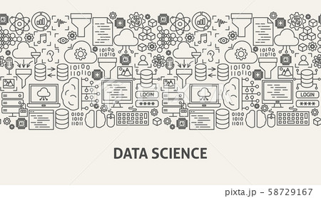 Data Science Banner Concept 58729167
