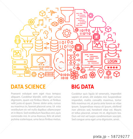Data Science Line Template 58729277