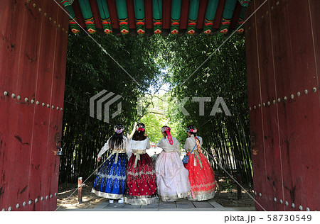 韓服 韓屋村 試合前 58730549