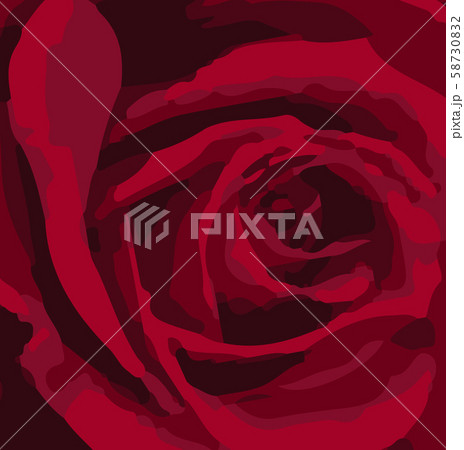 Beautiful red rose background, concept of love day, valentine's day - vector 58730832
