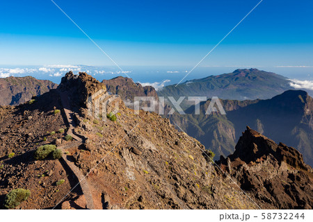 MIrador Roque de los Muchachos, popular tourist attraction - La palma 58732244