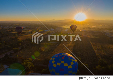 テオティワカン　遊覧飛行 58734278