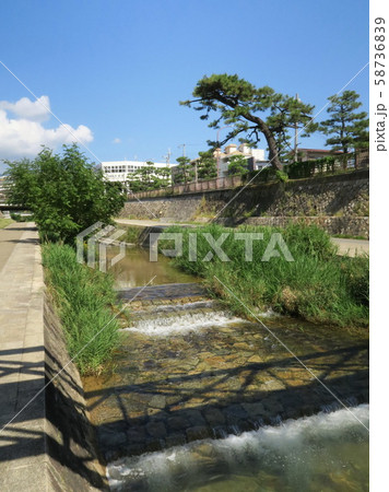 魚崎駅周辺 魚崎郷 住吉川沿いの風景　 58736839