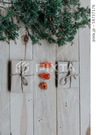 Christmas tree new year gifts postcard winter holidays vacations Christmas tree new year gifts postcard winter holidays vacations 58737176