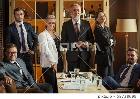 coworkers are taken a photo coworkers are taken a photo 58738699