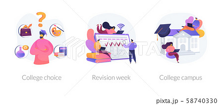On-campus learning vector concept metaphors. On-campus learning vector concept metaphors. 58740330