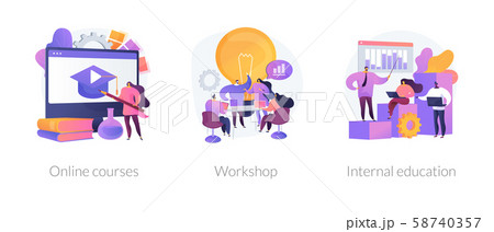 Knowledge development vector concept metaphors. Knowledge development vector concept metaphors. 58740357