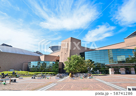 福岡市 風景 福岡市総合図書館 福岡市 風景 福岡市総合図書館 58741286