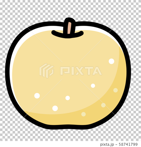 水果梨卡通 58741799