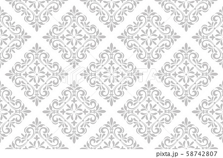 Wallpaper in the style of Baroque. Seamless 58742807