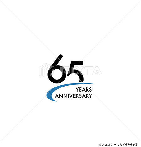 65周年 アニバーサリー ロゴのイラスト素材 [58744491] - PIXTA