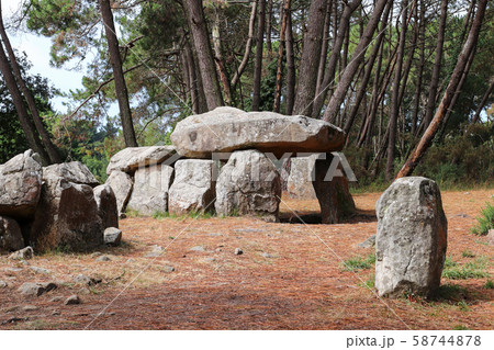 Mane Kerioned Dolmens - megalithic monument 58744878