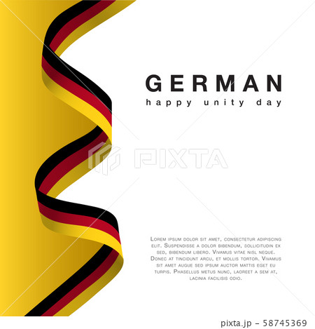 Germany Happy Unity Day october 3 celebrate banner 58745369