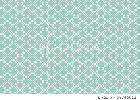 Quatrefoil geometric seamless pattern background. Illustration design 58746012