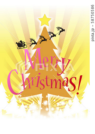ベクターイラスト背景素材 冬 12月 クリスマスツリー 無料 ポップアート ビジネス広告宣伝ポスターのイラスト素材