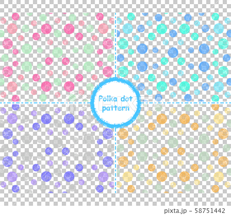 Dot pattern background set Dot pattern background set 58751442