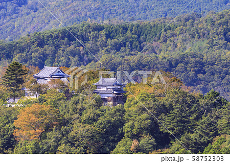 備中松山城 展望台 備中松山城 展望台 58752303