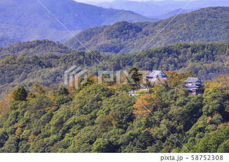 備中松山城　展望台 58752308