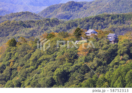 備中松山城 展望台 備中松山城 展望台 58752313