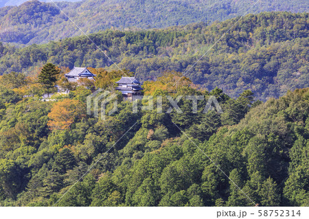 備中松山城　展望台 58752314