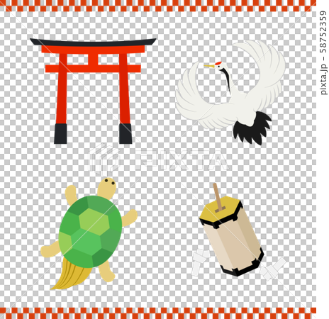 鶴亀 鳥居 おみくじ 鶴亀 鳥居 おみくじ 58752359