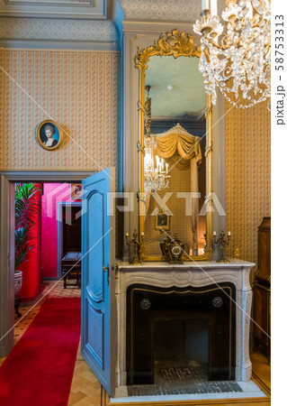 Interior of Gaasbeek Castle in Brussels Belgium 58753313